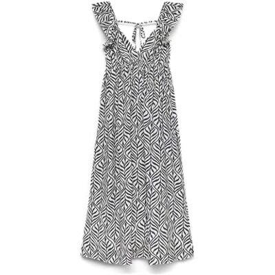 VERO MODA Vmjosie Sl Ankle Frill Dress WVN Ga VERO MODA Vmjosie Sl Ankle Frill Dress WVN Ga