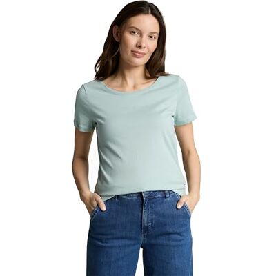 TOM TAILOR T-Shirt mit Strassstein-Logo TOM TAILOR T-Shirt mit Strassstein-Logo