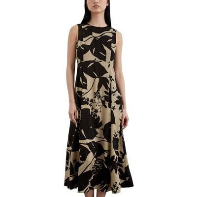 Marc O' Polo Marc OߴPolo Damen Kleid mit Allover-Print A-Linie, Mehrfarbig (Multi), 34 Marc O' Polo Marc OߴPolo Damen Kleid mit Allover-Print A-Linie, Mehrfarbig (Multi), 34