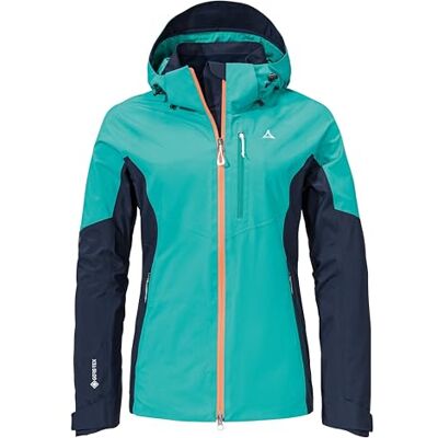 Schöffel Damen 2L Jacket Gaschurn L, Outdoorjacke mit wasserdichter, atmungsaktiver Membran, Winter Wanderjacke mit Unterarmbelüftung, Kapuze und Taschen, navy blazer, 36 Schöffel Damen 2L Jacket Gaschurn L, Outdoorjacke mit wasserdichter, atmungsaktiver Membran, Winter Wanderjacke mit Unterarmbelüftung, Kapuze und Taschen, navy blazer, 36