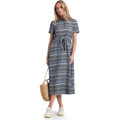Street One Midi-Kleid mit Zick-Zack-Muster Street One Midi-Kleid mit Zick-Zack-Muster