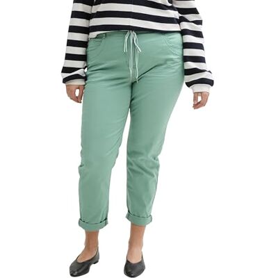 TOM TAILOR Damen 1041284 Slim Hose, 13010 Faded Green, 44W / 28L EU TOM TAILOR Damen 1041284 Slim Hose, 13010 Faded Green, 44W / 28L EU