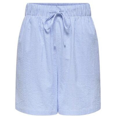 ONLY Damen Onlaugusta WVN Fashion Forward Shorts Mit Lockerer Passform, Cloud Dancer, L ONLY Damen Onlaugusta WVN Fashion Forward Shorts Mit Lockerer Passform, Cloud Dancer, L