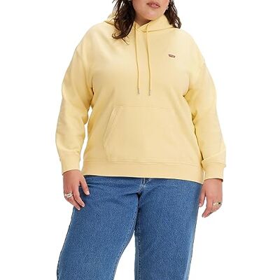 Levi's Damen Plus Size Non Graphic Standard Hoodie Sweatshirt Sunlight (Geld) XL Levi's Damen Plus Size Non Graphic Standard Hoodie Sweatshirt Sunlight (Geld) XL