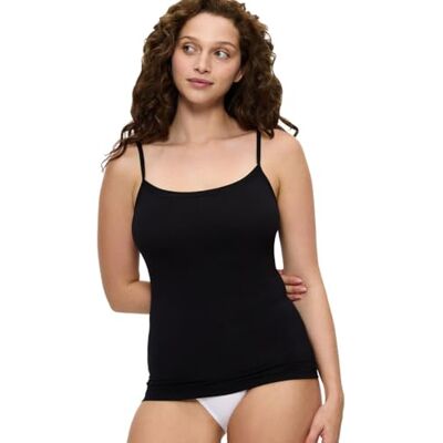 Triumph Sense of Modal Spaghetti Top Black Triumph Sense of Modal Spaghetti Top Black