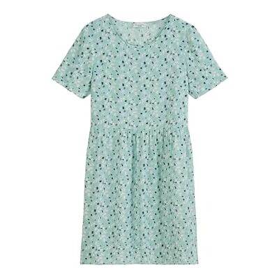 Marc O' Polo Denim Damen Kleid mit Allover-Print Knielang, Mehrfarbig (Light Blue Multi 05), S Marc O' Polo Denim Damen Kleid mit Allover-Print Knielang, Mehrfarbig (Light Blue Multi 05), S
