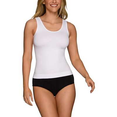 Vanity Fair Damen Tops, Alltagsschichten, Tanktop, Cami Camisole, Spin Tank-Star White, XX-Large Vanity Fair Damen Tops, Alltagsschichten, Tanktop, Cami Camisole, Spin Tank-Star White, XX-Large