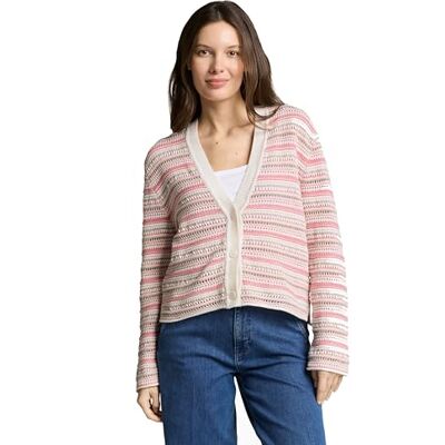 TOM TAILOR Strickjacke mit Streifenmuster TOM TAILOR Strickjacke mit Streifenmuster