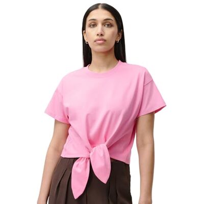 LeGer by Lena Gercke LeGer Tessy T-Shirt Kurzarm Tshirt Damen mit Knotendetail lockere Passform Oberteil aus Baumwolle Mode für Damen by Lena Gercke Gr. 34-91 LeGer by Lena Gercke LeGer Tessy T-Shirt Kurzarm Tshirt Damen mit Knotendetail lockere Passform Oberteil aus Baumwolle Mode für Damen by Lena Gercke Gr. 34-91