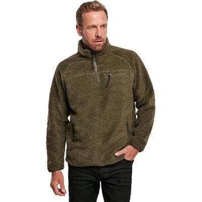 Brandit Teddyfleece Troyer, Oliv, Größe L Brandit Teddyfleece Troyer, Oliv, Größe L