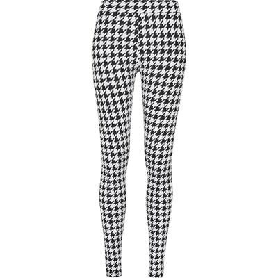 Urban Classics Damen Leggings Ladies Soft AOP Leggings blackhoundstooth M Urban Classics Damen Leggings Ladies Soft AOP Leggings blackhoundstooth M