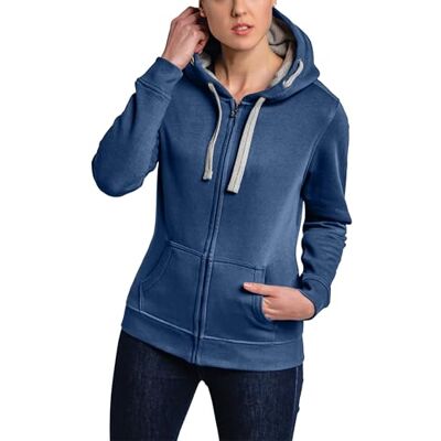 HRM Damen Jacket F hoodie, Denim, S EU HRM Damen Jacket F hoodie, Denim, S EU