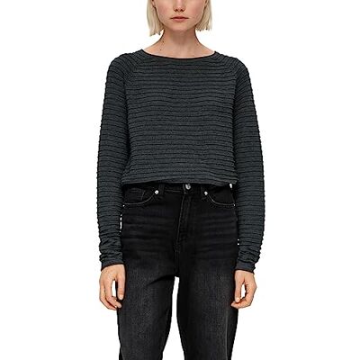 QS S.Oliver Damen 50.2.51.17.170.2133366 Pullover, Dunkelgrau, XL EU QS S.Oliver Damen 50.2.51.17.170.2133366 Pullover, Dunkelgrau, XL EU