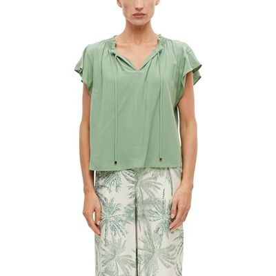 s.Oliver Viskose-Bluse mit Smok-Details s.Oliver Viskose-Bluse mit Smok-Details