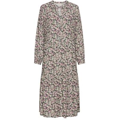 camel active Damen Langarm Kleid aus Reiner Viskose Blumenmuster, Womenswear-S camel active Damen Langarm Kleid aus Reiner Viskose Blumenmuster, Womenswear-S