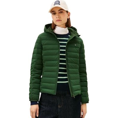 Tommy Hilfiger Damen Stretch Nylon LW Daunenjacke WW0WW47753 Puffer Jacke, Grün (National Forest), XL, Grün (National Forest), XL Tommy Hilfiger Damen Stretch Nylon LW Daunenjacke WW0WW47753 Puffer Jacke, Grün (National Forest), XL, Grün (National Forest), XL