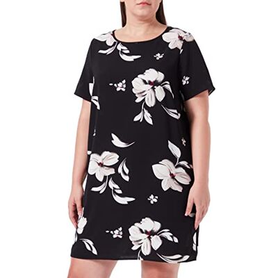ONLY Carmakoma Damen Carlux Tunic Dress Wvn Noos Blusenkleid, Black 1, 46 EU ONLY Carmakoma Damen Carlux Tunic Dress Wvn Noos Blusenkleid, Black 1, 46 EU