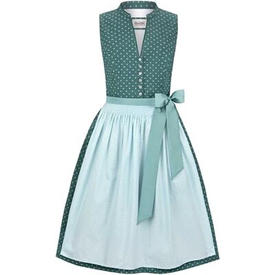 Heimatgwand Damen Dirndl Linda Kleid Für Besondere Anlässe, Petrol, 34 EU Heimatgwand Damen Dirndl Linda Kleid Für Besondere Anlässe, Petrol, 34 EU