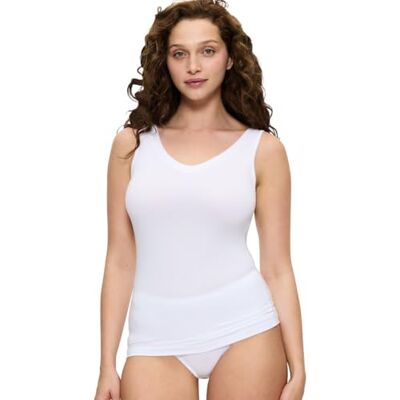 Triumph Sense of Modal Tank Top White Triumph Sense of Modal Tank Top White
