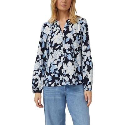 s.Oliver Fließende Viskose-Bluse mit All-Over-Print s.Oliver Fließende Viskose-Bluse mit All-Over-Print