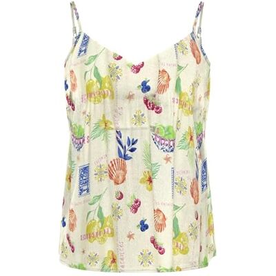 ONLY Onlnova Life Vis Tayla Singlet AOP ONLY Onlnova Life Vis Tayla Singlet AOP