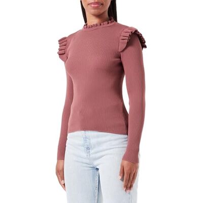 ONLY ONLSIA Sally Ruffle LS Pullover KNT NOOS ONLY ONLSIA Sally Ruffle LS Pullover KNT NOOS