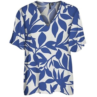 VERO MODA VMEASY Joy SS V-Neck TOP WVN GA VERO MODA VMEASY Joy SS V-Neck TOP WVN GA