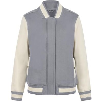 HRM College Jacke Damen I Premium Collegejacke für Damen aus weichem Mischgewebe 70% Baumwolle mit Reisverschluss I Hochwertige & nachhaltige Herren-Bekleidung HRM College Jacke Damen I Premium Collegejacke für Damen aus weichem Mischgewebe 70% Baumwolle mit Reisverschluss I Hochwertige & nachhaltige Herren-Bekleidung