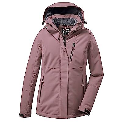 Killtec Damen Funktionsjacke/Winterjacke mit abzippbarer Kapuze KOW 140 WMN JCKT, malve, 48, 37411-000 Killtec Damen Funktionsjacke/Winterjacke mit abzippbarer Kapuze KOW 140 WMN JCKT, malve, 48, 37411-000