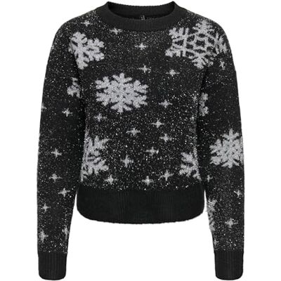 ONLY Onlxmas Rolfa Ls Oneck Snowflakes KNT ONLY Onlxmas Rolfa Ls Oneck Snowflakes KNT