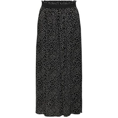 ONLY Damen Onlvenedig AOP Life Long Skirt WVN Noos Rock, Black 2, M EU ONLY Damen Onlvenedig AOP Life Long Skirt WVN Noos Rock, Black 2, M EU