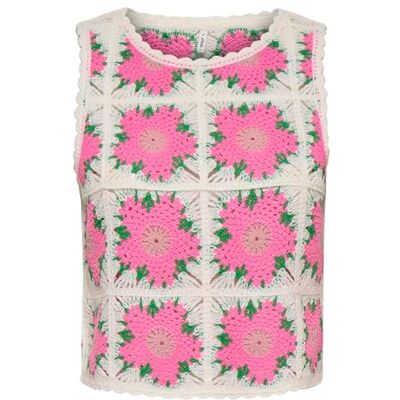 ONLY Onlemma Sl O-Neck Crochet Top KNT ONLY Onlemma Sl O-Neck Crochet Top KNT