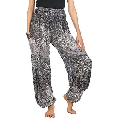 Lofbaz Damen Boho Haremshose Festival Outfit Sommerhose Leicht Yogahose Pumphose Hippie Hose Kleidung Sommer Hosen Peacock 3 Schwarz B M Lofbaz Damen Boho Haremshose Festival Outfit Sommerhose Leicht Yogahose Pumphose Hippie Hose Kleidung Sommer Hosen Peacock 3 Schwarz B M