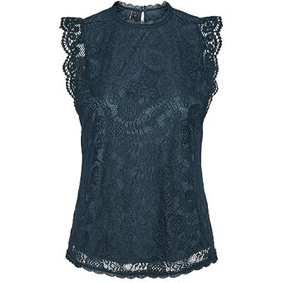 PIECES Pcolline Sl Lace Top Noos PIECES Pcolline Sl Lace Top Noos