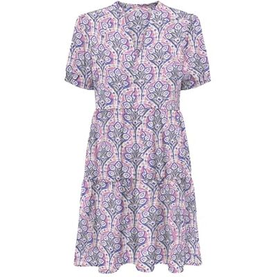 ONLY Damen Onlnova Life Vis S/S Thea Dress AOP, Honeysuckle, X-Small ONLY Damen Onlnova Life Vis S/S Thea Dress AOP, Honeysuckle, X-Small