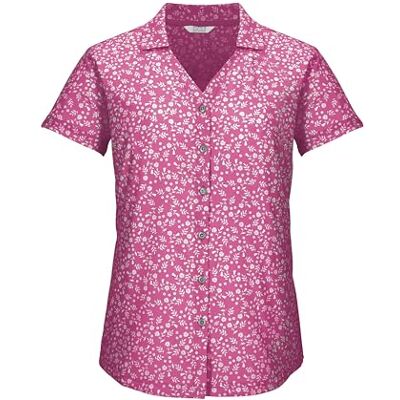 Killtec Damen Funktionsbluse/Bluse Kurzarm KOS 86 WMN WVN SHRT, Magenta, 46, 43773-000 Killtec Damen Funktionsbluse/Bluse Kurzarm KOS 86 WMN WVN SHRT, Magenta, 46, 43773-000
