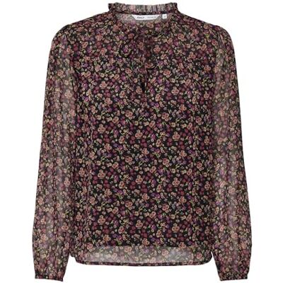 ONLY Damen Onlditsy L/S Blouse WVN Noos Feminines Oberteil Mit V-Ausschnitt Und Elastischen Bündchen, Black, X-Large ONLY Damen Onlditsy L/S Blouse WVN Noos Feminines Oberteil Mit V-Ausschnitt Und Elastischen Bündchen, Black, X-Large