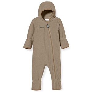 Sterntaler Overall aus Microfleece Unisex – Baby und Kinder – mit Reißverschluss, Stickerei sowie umklappbaren Hand- und Fußstulpen – kuscheliger Einteiler – braun Melange – Größe 62 Sterntaler Overall aus Microfleece Unisex – Baby und Kinder – mit Reißverschluss, Stickerei sowie umklappbaren Hand- und Fußstulpen – kuscheliger Einteiler – braun Melange – Größe 62