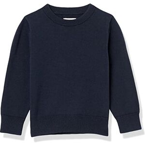 Amazon Essentials Jungen Einheitlicher Pullover aus Baumwolle mit Rundhalsausschnitt, Marineblau, 4 Jahre Amazon Essentials Jungen Einheitlicher Pullover aus Baumwolle mit Rundhalsausschnitt, Marineblau, 4 Jahre