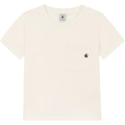 Petit Bateau Jungen T-Shirt, Weiss Marshmallow, 12 Jahre Petit Bateau Jungen T-Shirt, Weiss Marshmallow, 12 Jahre