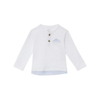 s.Oliver Longsleeve mit Knopfleiste in Layering-Optik s.Oliver Longsleeve mit Knopfleiste in Layering-Optik