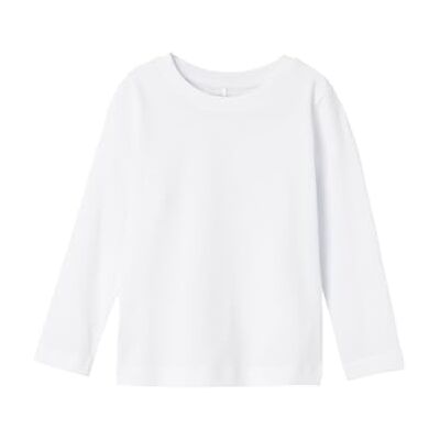 NAME IT Jungen Nmmvobbo Top Noos Langarmshirt, Bright White, 98 EU NAME IT Jungen Nmmvobbo Top Noos Langarmshirt, Bright White, 98 EU
