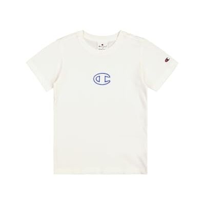 Champion Jungen Legacy Boy Graphic Crewneck T-Shirt with Large Logo T-Shirt, White (WW001), Champion Jungen Legacy Boy Graphic Crewneck T-Shirt with Large Logo T-Shirt, White (WW001),