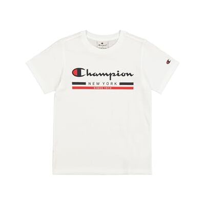 Champion Jungen Legacy Graphic Shop B (306842) Crewneck Kurzarm Shirt, Bianco, XXS Champion Jungen Legacy Graphic Shop B (306842) Crewneck Kurzarm Shirt, Bianco, XXS
