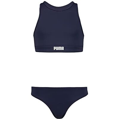 Puma Mädchen Bikini Set Badebekleidung, Marineblau, 164 EU Puma Mädchen Bikini Set Badebekleidung, Marineblau, 164 EU