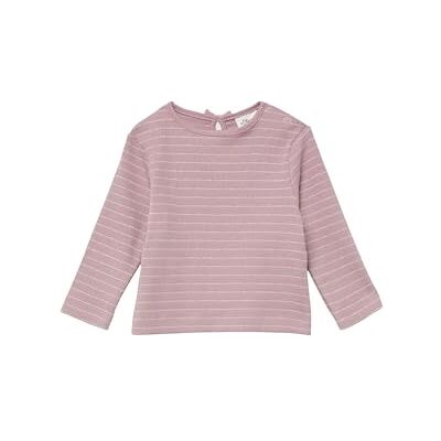 s.Oliver Langarmshirt mit Glitzerstreifen und Zierschleife s.Oliver Langarmshirt mit Glitzerstreifen und Zierschleife