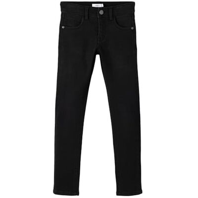 NAME IT Jungen Nkmsilas Xslim 2002-tx Noos Slim-fit-Jeans, Schwarz, 152 EU NAME IT Jungen Nkmsilas Xslim 2002-tx Noos Slim-fit-Jeans, Schwarz, 152 EU