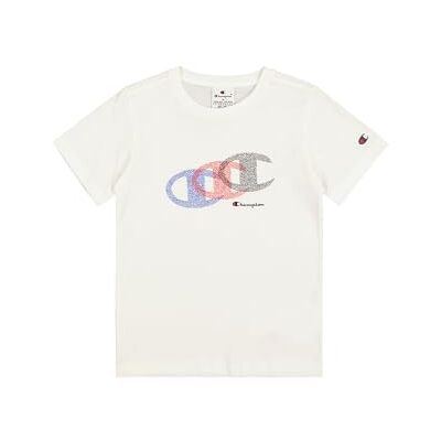Champion Jungen Legacy Boy Graphic Crewneck T-Shirt with Large Print T-Shirt, White (WW001), Champion Jungen Legacy Boy Graphic Crewneck T-Shirt with Large Print T-Shirt, White (WW001),