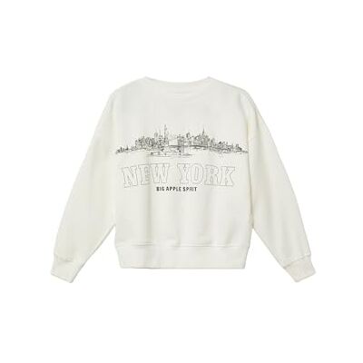 s.Oliver Oversize Sweatshirt mit großem Frontprint und kuscheliger Innenseite s.Oliver Oversize Sweatshirt mit großem Frontprint und kuscheliger Innenseite