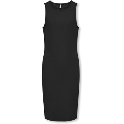 KIDS ONLY Mädchen Kogbelfast Life S/L Dress Noos JRS Midikleid, Schwarz, 122-128 EU KIDS ONLY Mädchen Kogbelfast Life S/L Dress Noos JRS Midikleid, Schwarz, 122-128 EU